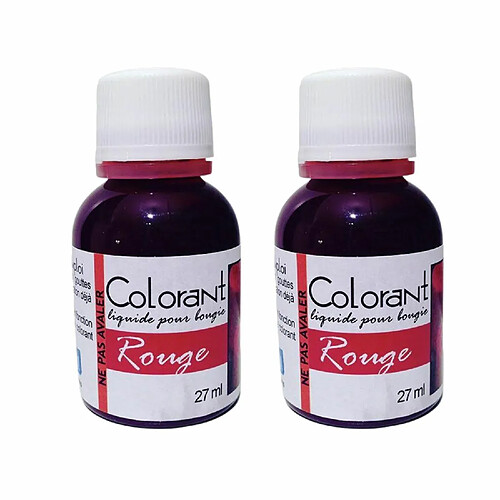 Graines Creatives Colorant pour bougie 54 ml - rouge