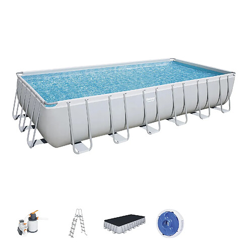 Piscine Hors-sol Tubulaire Bestway Power Steel 732x366x132 cm Filtre à Sable de 5.678 litres/heure