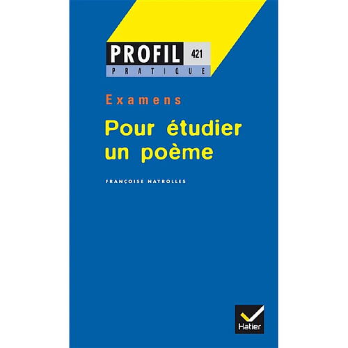 Pour étudier un poème · Occasion