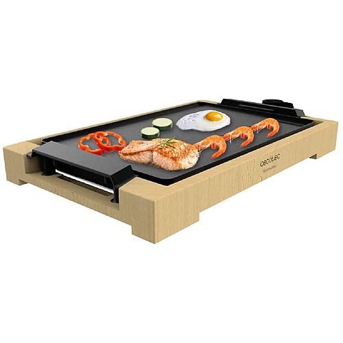 Cecotec plancha gril électrique 2000W marron