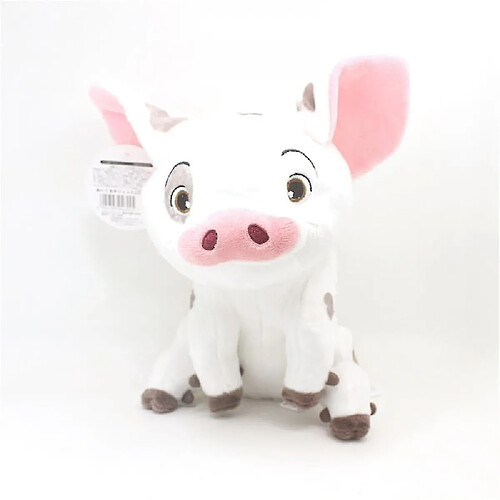 Universal Animaux en peluche 20 cm mignons océan Pocahontas animaux de compagnie cochon PUA jouets en peluche mignons poupées en peluche jouets cadeaux d'anniversaire pour les enfants(Le noir)