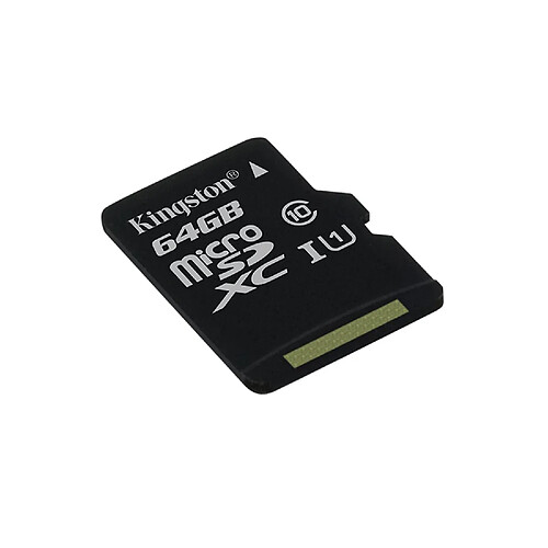 Kingston Carte Micro SDXC 64Go - sans adaptateur SD