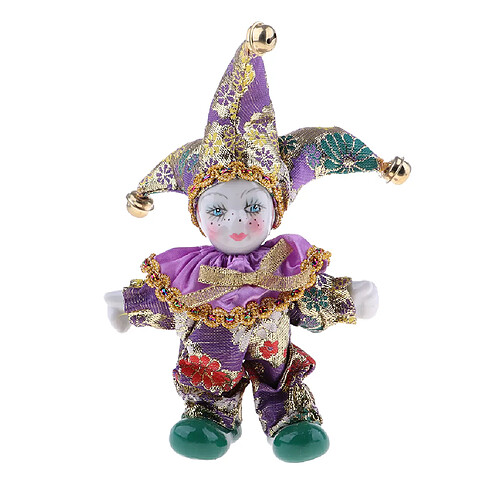 Poupées Clown Triangel en porcelaine 5 pouces