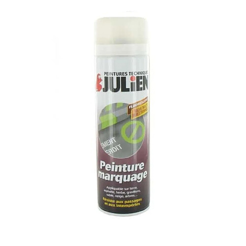 Peinture aérosol Julien marquage blanc 500ml