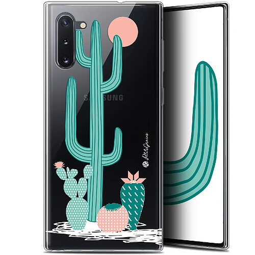 Caseink Coque Pour Samsung Galaxy Note 10 (6.3 ) [Gel HD Collection Petits Grains ? Design A l'Ombre des Cactus - Souple - Ultra Fin - Imprimé en France]