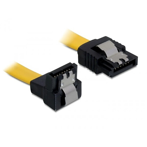 DeLOCK 0.3m SATA M/M câble SATA 0,3 m Jaune