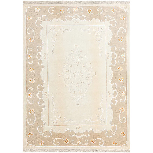 Vidal Tapis de laine 244x175 beige Darya