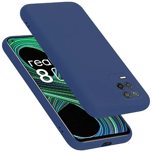 Cadorabo Coque Realme 8 5G / V13 / Q3 / Q3i / Narzo 30 5G Etui en Bleu