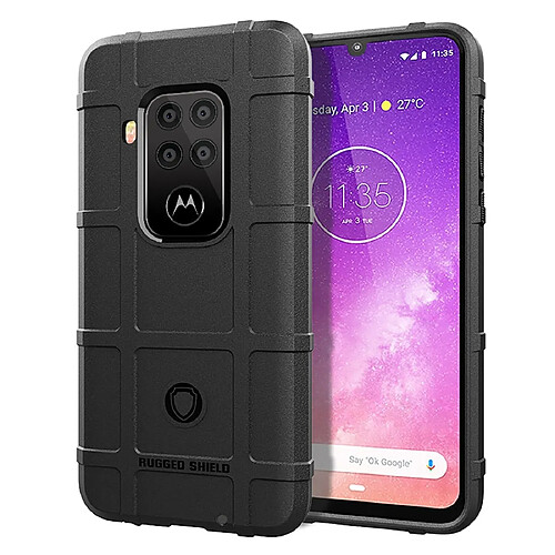 Wewoo Coque Souple Housse en silicone de protection de couverture totale anti-choc pour Motorola Moto One Pro Noir