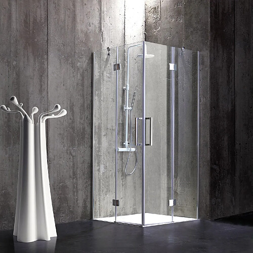 Kiamami Valentina CABINE DE DOUCHE 90X90 EN VERRE 6 MM SANS STRUCTURE | LONDON