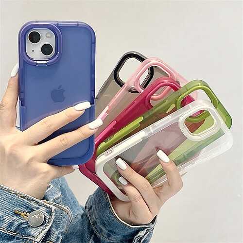 GUPBOO Étui pour iPhone13 matériau de support de lentille coque simple étui de téléphone portable femmes