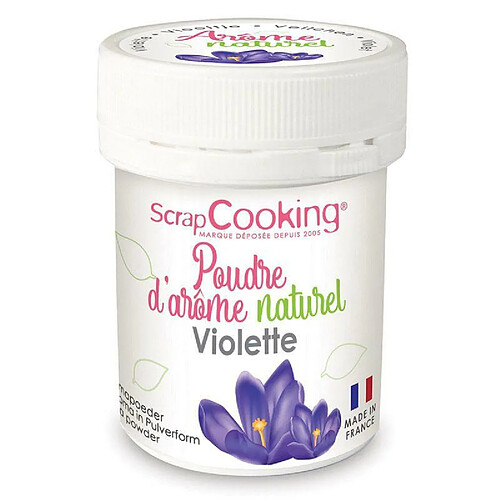 Scrapcooking Arôme alimentaire naturel en poudre 15 g - violette