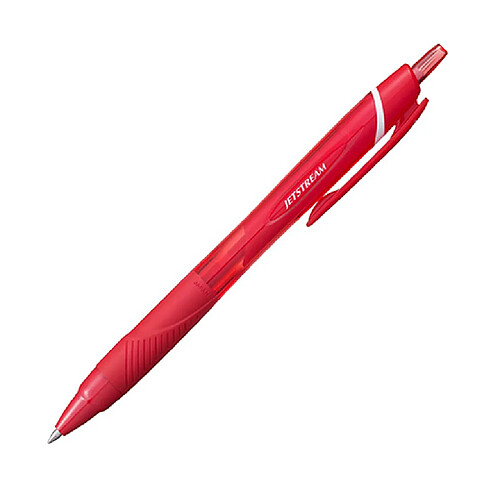 Uniball Stylo roller Uni Ball Jet Stream Mix rétractable pointe 1 mm - écriture moyenne - Rouge