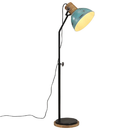 vidaXL Lampadaire 25 W bleu délavé 30x30x100-150 cm E27