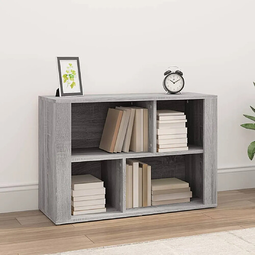 vidaXL Buffet Sonoma gris 80x30x54 cm Bois d'ingénierie