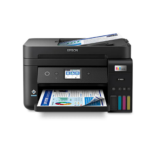 Epson EcoTank ET-4850 Imprimante Jet d'Encre Impression Recto-Verso Wi-Fi Noir