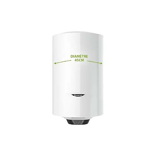 Ariston PRO 1 ECO Chauffe-eau 1800W 50L Câble Electrique Vertical Mural Ballon D'eau Chaude Blanc