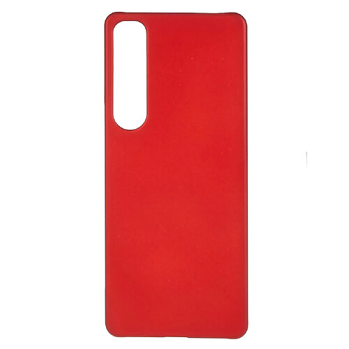 Coque en TPU anti-poussière, surface brillante, caoutchoutée rouge pour votre Sony Xperia 1 IV