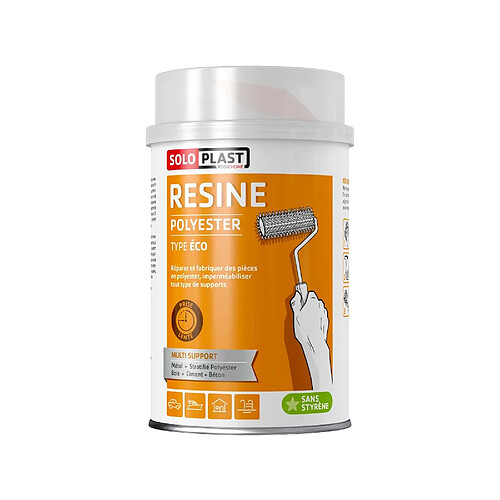 Résine polyester soloplast type eco 1 KG