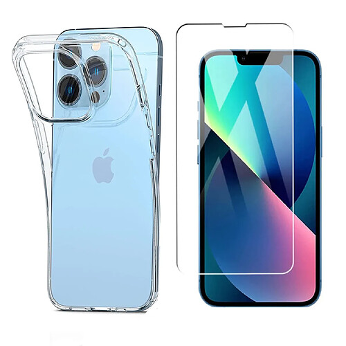 Xeptio Apple iPhone 13 PRO 5G coque tpu transparente et vitre