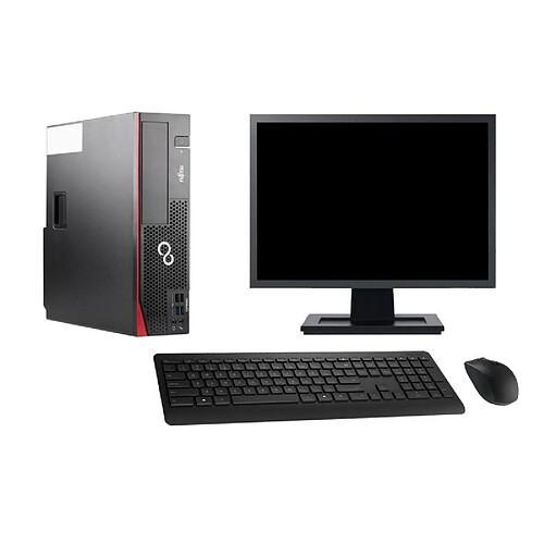 PC Fujitsu D556 DT Ecran 22" Intel i5-6500 RAM 8Go Disque 500Go Windows 10 Wifi · Occasion