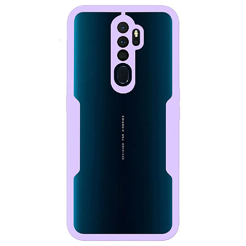 Coque en TPU + acrylique violet pour votre Oppo A5 (2020)/A9 (2020)