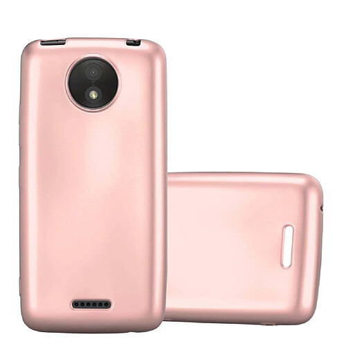 Cadorabo Coque Motorola MOTO C PLUS Etui en Rose