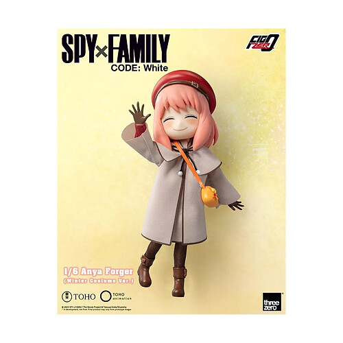 Threezero Spy x Family Code: White - Figurine FigZero 1/6 Anya Forger Winter Costume Ver. 17 cm