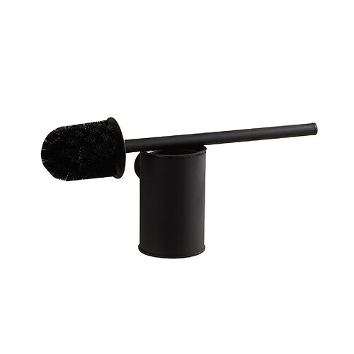 Universal Porte-brosse de nettoyage de toilette de toilette noir