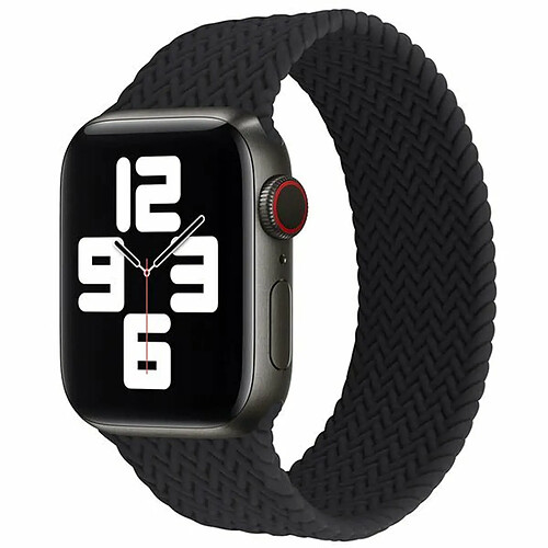 PHONECARE Bracelet Braided Solo NylonSense pour Apple Watch Ultra 2 (Poignet:182-197mm) - Noir