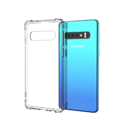 Wewoo Coque Souple TPU antichoc transparente pour Galaxy S10 Transparent