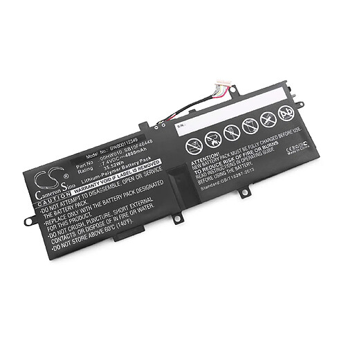 vhbw Batterie compatible avec Lenovo ThinkPad Helix(20CGA01RCD), Helix 2 ordinateur portable Notebook (4800mAh, 7,4V, Li-polymère)