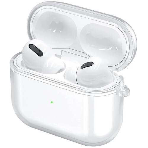 Housse Étui Coque de Protection en Silicone Transparent pour Airpod Pro 2 - Visiodirect -