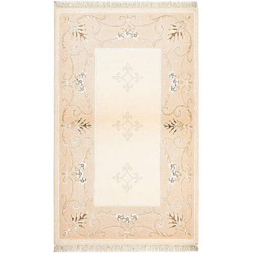 Vidal Tapis de laine 155x94 beige Darya