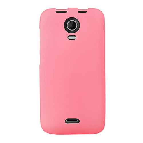 Mocca coque gel frost rose pour Wiko Darkmoon