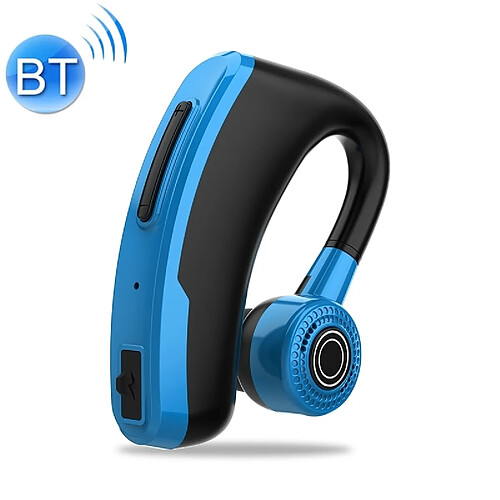 Wewoo Écouteur Bluetooth V10 Wireless V5.0 Casque de sport imperméable sans boîte de chargepuce Jerryconception à rotation de 270 degrésprise en charge de la réduction intelligente du bruit Bleu