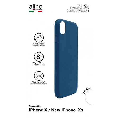 Aiino Coque iPhone Strongly cases iPhone XS - Bleu