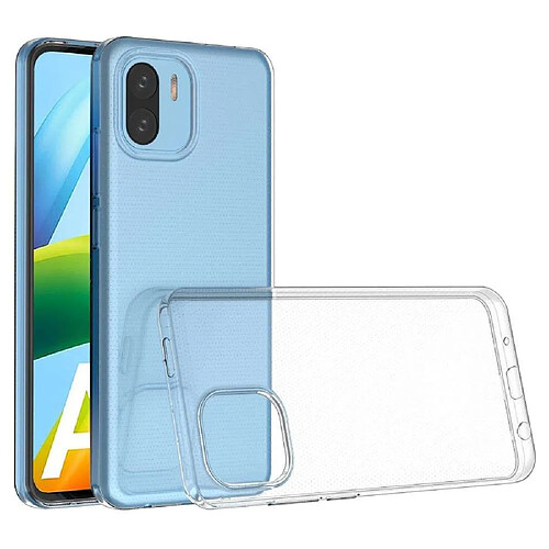 Htdmobiles Coque pour Xiaomi Redmi A1 / A1 Plus - housse etui silicone gel fine + film ecran - TRANSPARENT TPU