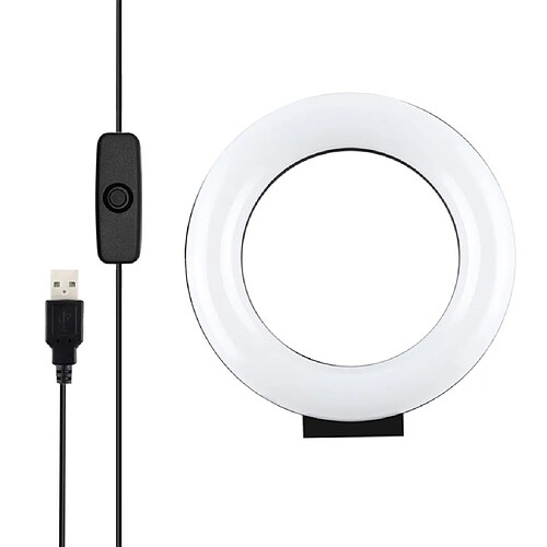 4.7 ""Selfie lumière annulaire pour flux en direct, bureau Led caméra Ringlight