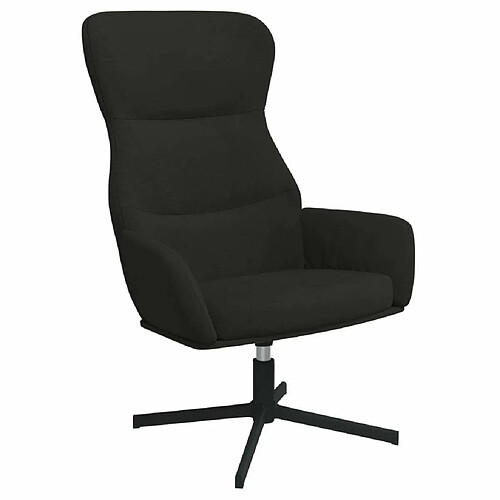 Maison Chic Chaise de relaxation | Fauteuil relax Noir Velours -GKD14809