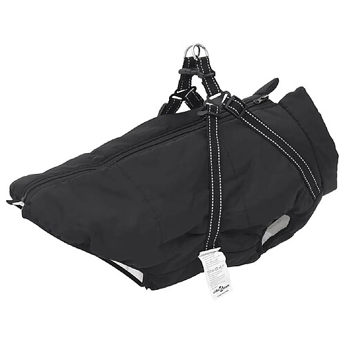 vidaXL Manteau pour chiens avec harnais imperméable réfléchissant 3XL