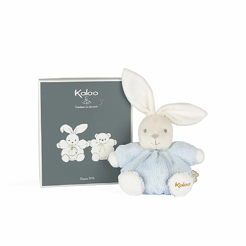 Doudou Patapouf perle lapinou bleu 18 cm - Kaloo