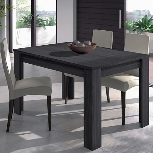 Dansmamaison Table de repas extensible Gris - OXNARD