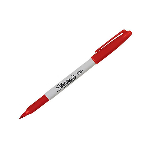 SHARPIE - Marqueur fin rouge