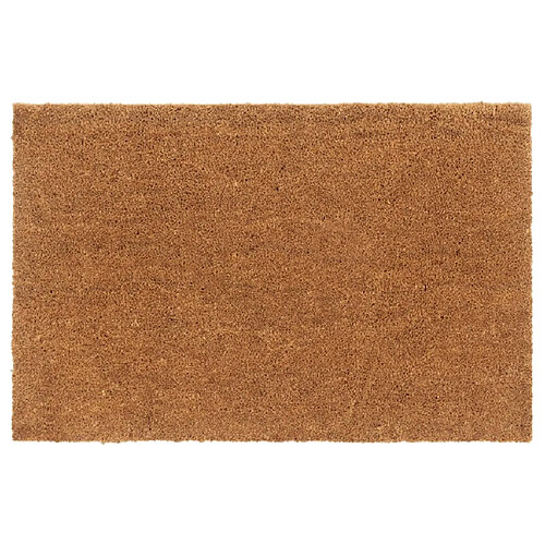 vidaXL Tapis de porte naturel 65x100 cm fibre de coco touffeté