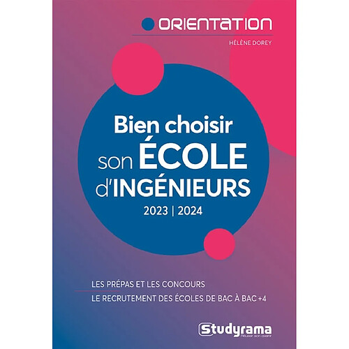 Bien choisir son école d'ingénieurs : 2023-2024 : les prépas et les concours, le recrutement des écoles de bac à bac + 4