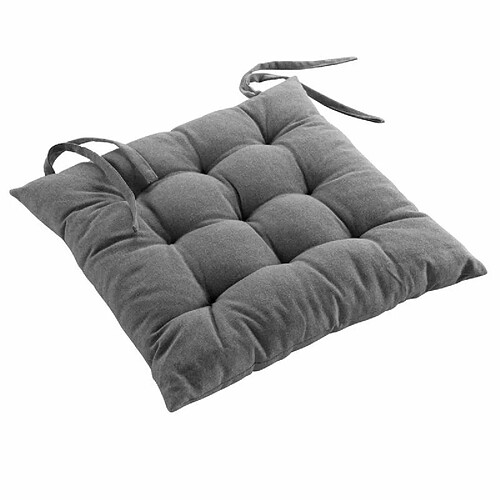 Paris Prix Coussin de Chaise Mistral 40x40cm Gris Chiné