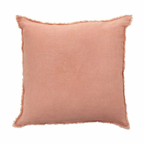 Paris Prix Coussin Déco Carré Faded 45x45cm Rose Pêche