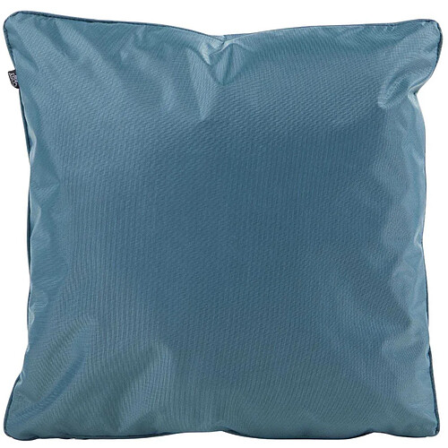 Jardindeco Coussin extérieur carré 45 cm Sun bleu canard.