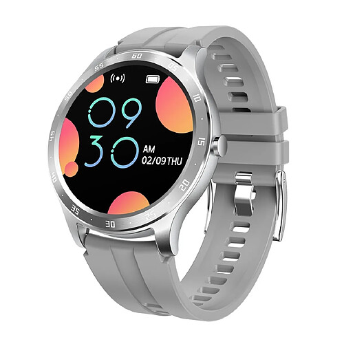 Wewoo Bracelet connecté S20 1.28 pouces TFT écran couleur Smartwatch IP67 étancherappel d'appel de soutien / surveillance de la fréquence cardiaque / de la pression artérielle / Oxymètre / du sommeil argent